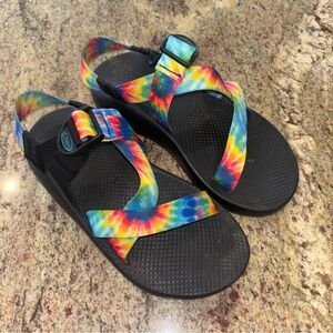 Chaco Multicolor Tie-Dye Sandals